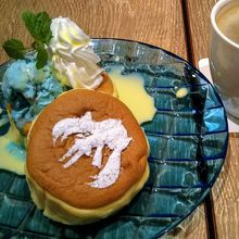 アイスがとける前に ふわふわスフレパンケーキ