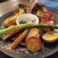 野菜のグリル10品盛り