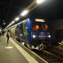 ヴェルサイユ行きの列車。