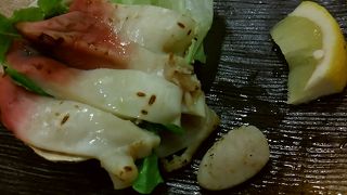 ホッキの焼き物が美味しかった