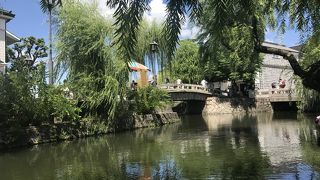 早めに行って、川舟に乗るべし