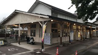 楓の館:湯田中駅旧駅舎