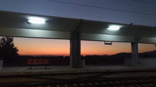 空港から中央駅へ