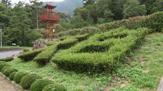 桃介橋を見るには良い公園