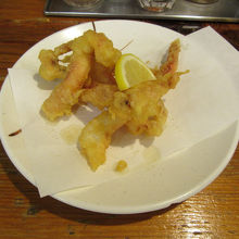 げそ天、280円也