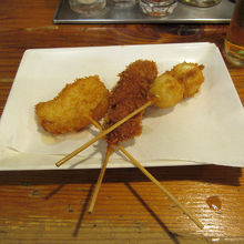 串カツ、280円也