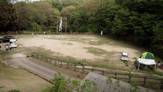 生駒山ろく公園のキャンプ場