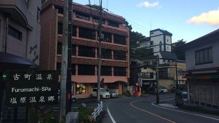 塩原温泉郷中心部