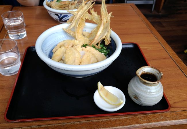 細麺のコシありうどん、うまい！