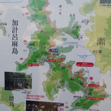 瀬相港にある地図