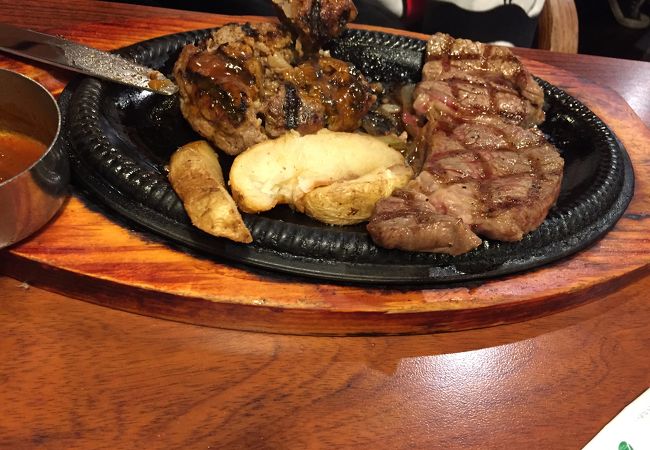 お肉をメインに