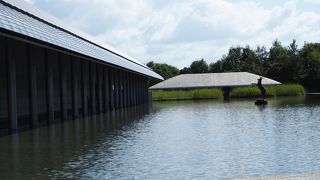 素晴らしい茶室を持つ美術館