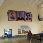 復活したカンボジア鉄道のターミナル
