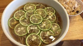 宮古島産の蕎麦が美味い