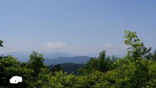 ５月だったが、富士山もかろうじて見えた。