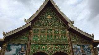 ラオスで最初に訪れた寺院