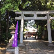 五日市街道沿いの八幡宮