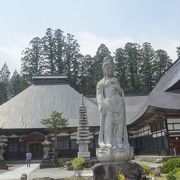 白馬村の由緒あるお寺長谷寺