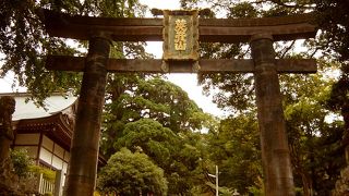 英彦山神宮奉幣殿からの登山