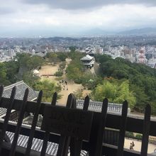 天守から
