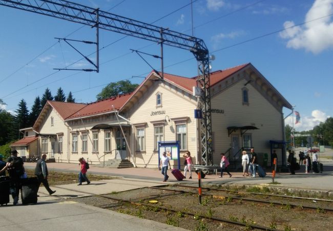 フィンランドの田舎の駅