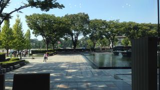 天井が高く広々