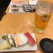 お寿司は、正直ふつう。