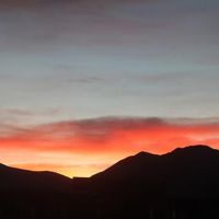 ホテルからの朝焼けが素敵でした～