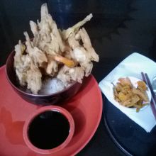 野菜かき揚げ丼