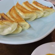 餃子だけ。