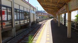 北陸鉄道のターミナル。昔のように白菊町まで延長してほしいなあ。