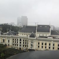 眺めがすごく良かったが、天気が悪くて残念でした