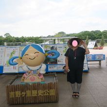 無料で貸し出しのすげの笠は、思った以上に涼しい・・