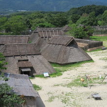 物見櫓から見た中の広場