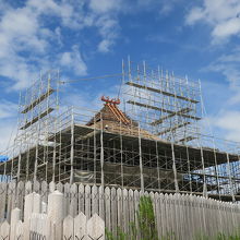 実際は工事中でした