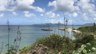 フサキビーチ近く