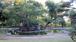 打ち捨てられたかのような寂しい池。