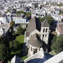 サクレクール寺院ドーム上から見た全景。