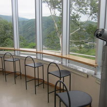 望遠鏡も設置されています