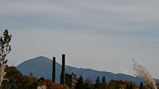 山の上からも見ることができます