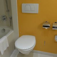 バスタブもあって、旅の疲れが癒されました。