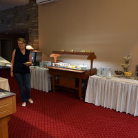 朝食ビュッフェの様子