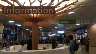 JR新南口に直結