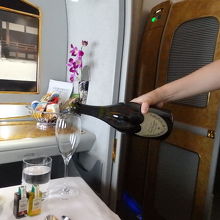 DXB-HND　ドリンクサービス