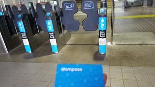 コンパスカードで乗車しました。