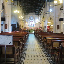 教会の内部