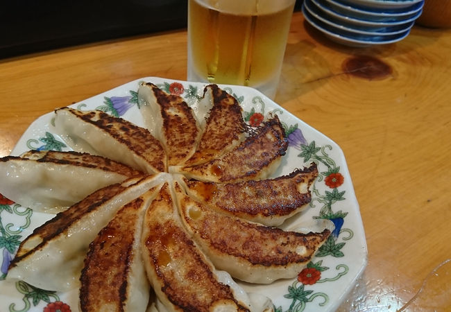 餃子が旨い！