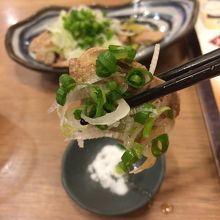 鳥レバー刺しはオススメ