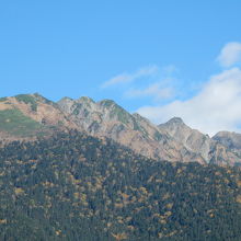 西穂高岳　間ノ岳　天狗岩　天狗のコル