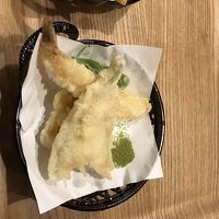 対面はこの天麩羅のみ